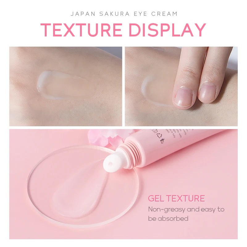 LAIKOU Japan Sakura Skincare Set Moisturizing Anti-Aging Kit Wrinkle Smoothing Radiance Boosting Facial Kit Gift Set